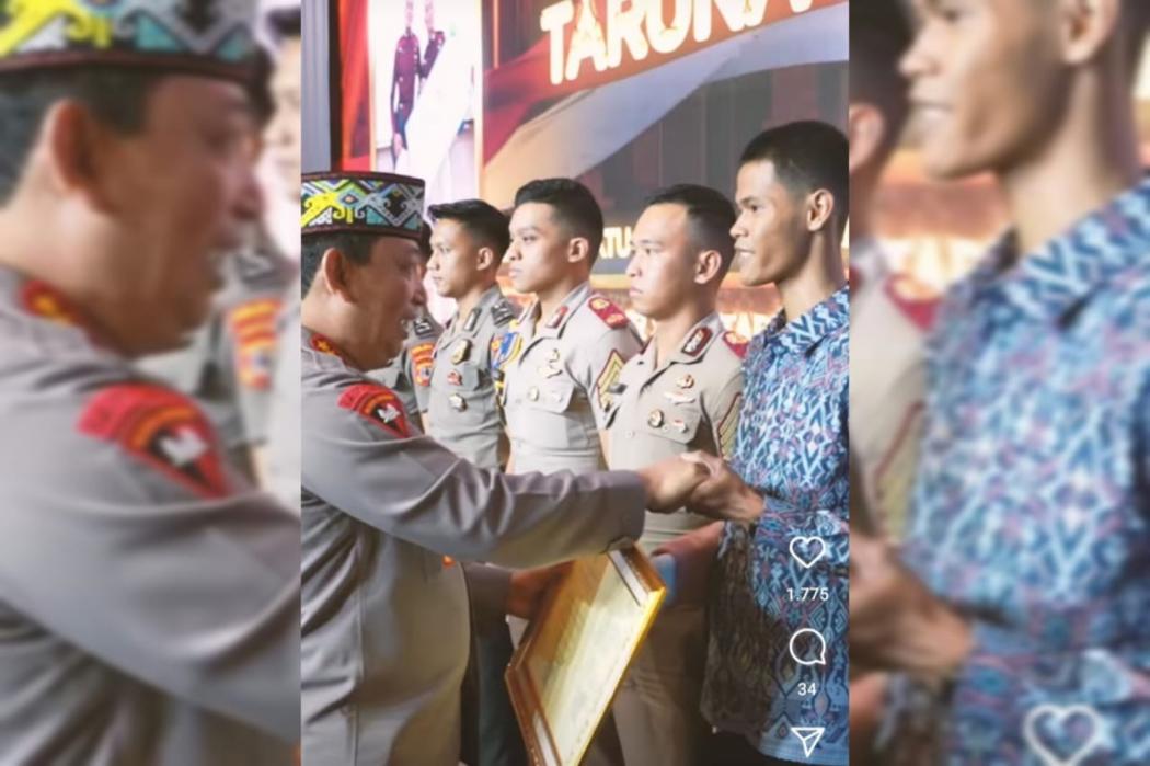 Momen Haru Calon Siswa Bintara Jari Putus Dibegal Bertemu Kapolri, Langsung Cium Tangan