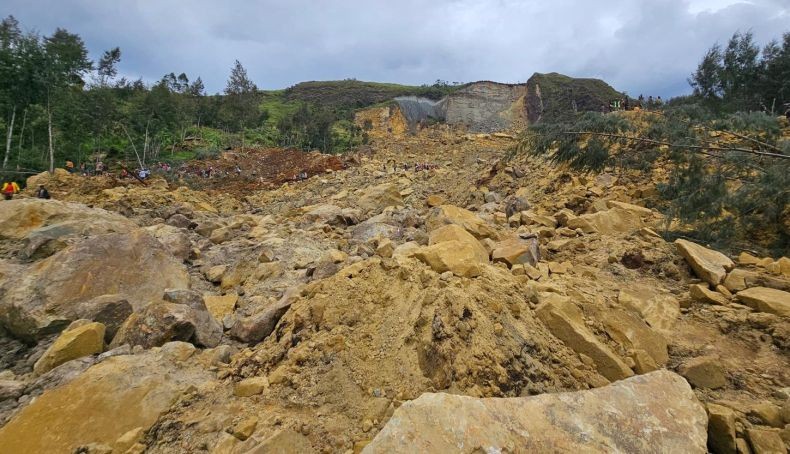 670 Orang Tertimbun Longsor di Papua Nugini, Lokasi Hanya Bisa Dijangkau Pakai Helikopter