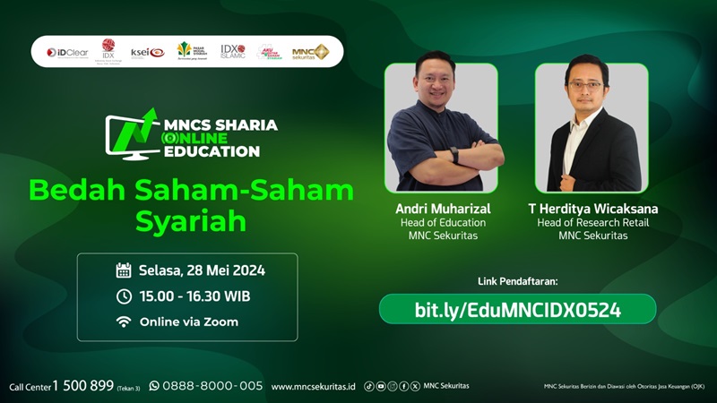 Yuk Belajar Bedah Saham-saham Syariah bersama MNC Sekuritas