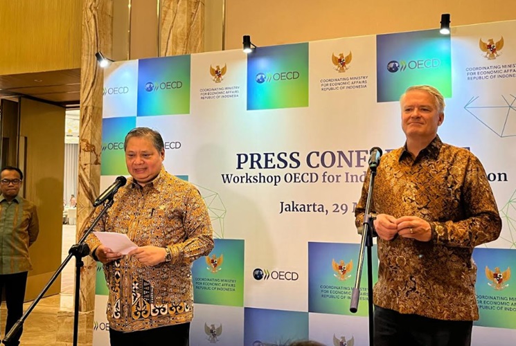 Airlangga Targetkan PDB Indonesia Naik 1 Persen setelah Jadi Anggota OECD