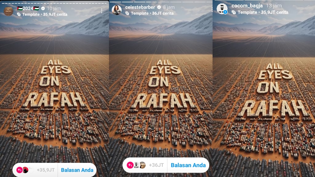 Viral All Eyes on Rafah: Arti dan Kenapa Ini Penting