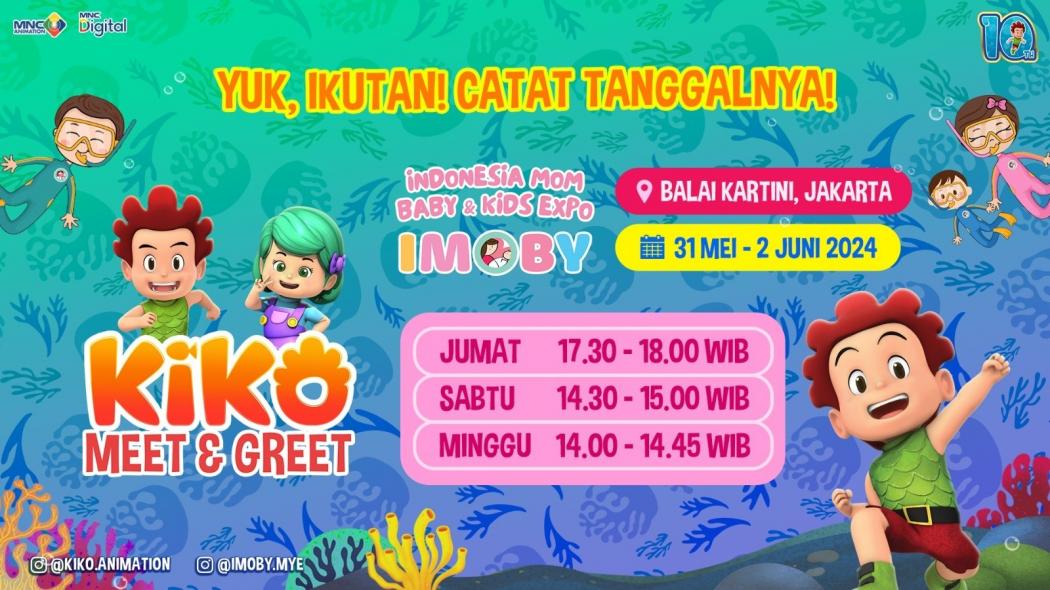KIKO dan LOLA Akan Hadir Kembali dengan Meet and Greet Seru di IMOBY Jakarta 2024 