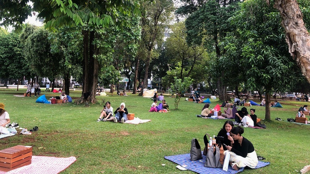 Semasa Piknik Jadi Wisata Alternatif di Jakarta, Angela Tanoesoedibjo: 85.000 Pengunjung Bisa Tercapai 