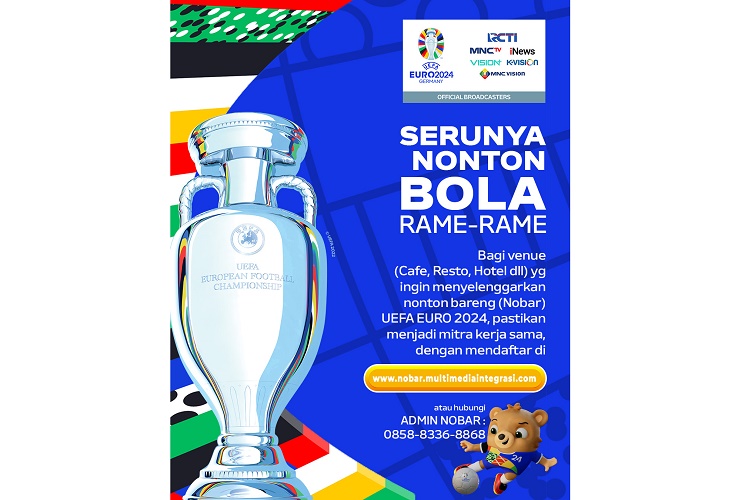 UEFA EURO 2024 Resmi Dimulai, Segera Daftar Jadi Mitra Kerja Sama Nobar