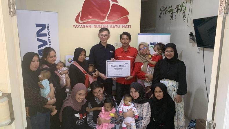 MNC Vision Networks dan MNC Peduli Berikan Donasi untuk Rumah Singgah Pejuang Hati