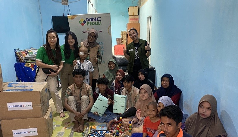 Terima Bantuan dari MNC Peduli dan Diapro Value Underpad, Rumah Singgah: Terima Kasih Atas Kepeduliannya