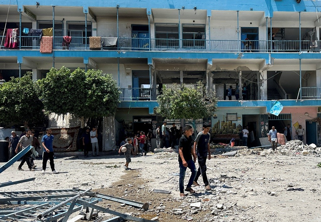 Serangan Israel di Sekolah Nuseirat Gaza, 40 Orang Gugur termasuk 14 Anak dan 9 Perempuan
