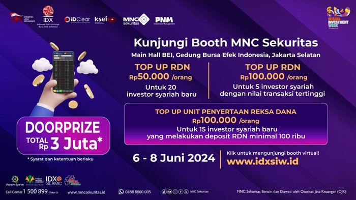 Booth MNC Sekuritas Hadir di Sharia Investment Week 2024, Ada Banyak Doorprize
