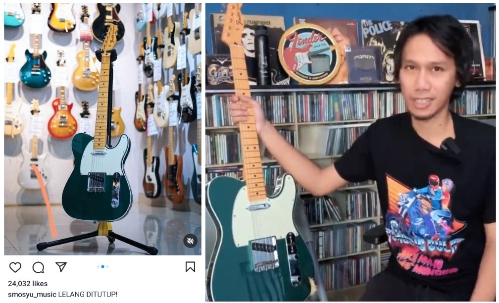 Gitar Eross Sheila On 7 Dilelang Terjual Rp125 Juta, Hasilnya Disumbangkan untuk Warga Palestina