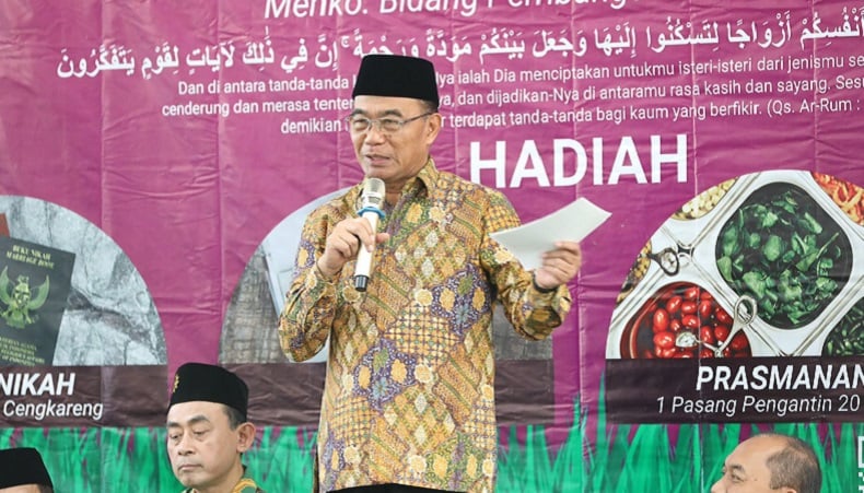 Menko PMK: Pernikahan Jangan Menambah Keluarga Miskin Baru