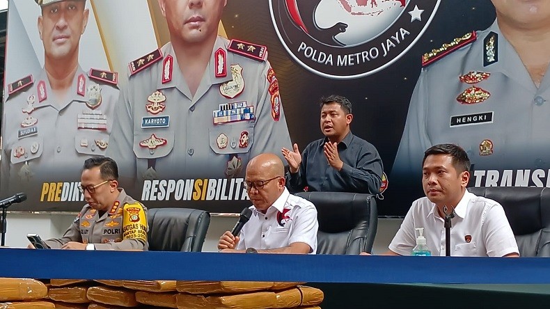 Polda Metro Jaya Gagalkan Peredaran 99,48 Kg Ganja di Depok hingga Jaktim