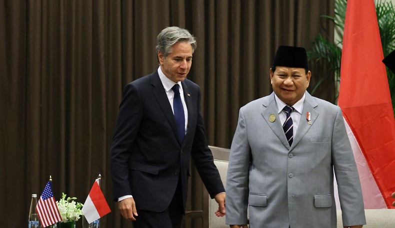 Bertemu Menlu AS di Yordania, Prabowo Dorong Gencatan Senjata Permanen di Gaza