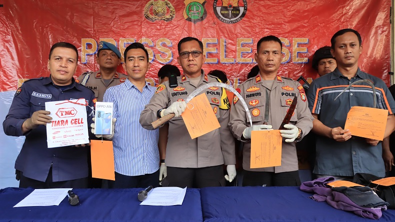 3 Begal Sadis Ditangkap di Bekasi, Pernah Bacok Pasangan Kekasih Pulang Kerja