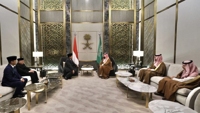 Prabowo Andalkan Pangeran MBS Bela Perdamaian Palestina