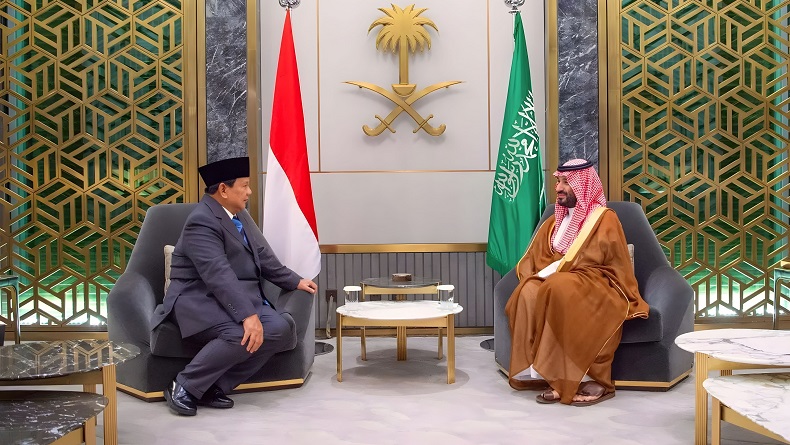 Prabowo Bertemu Pangeran MBS di Arab Saudi, Diskusi soal Perdamaian di Palestina