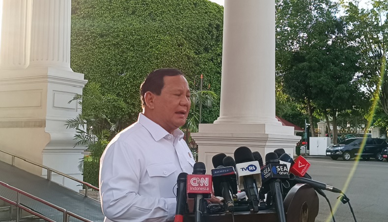 Prabowo Temui Jokowi di Istana, Bahas Hasil KTT untuk Gaza