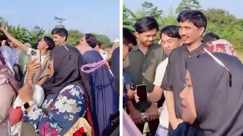 Duta Sheila On 7 Diserbu Ibu-Ibu usai Salat Idul Adha, Warganet: Sudah Jadi Inceran