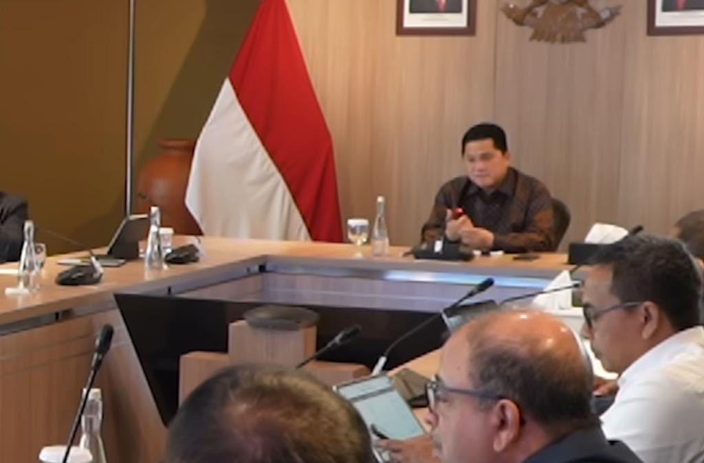 Erick Thohir Panggil Petinggi PLN-Pertamina, Bahas Kesiapan Upacara HUT ke-79 RI di IKN