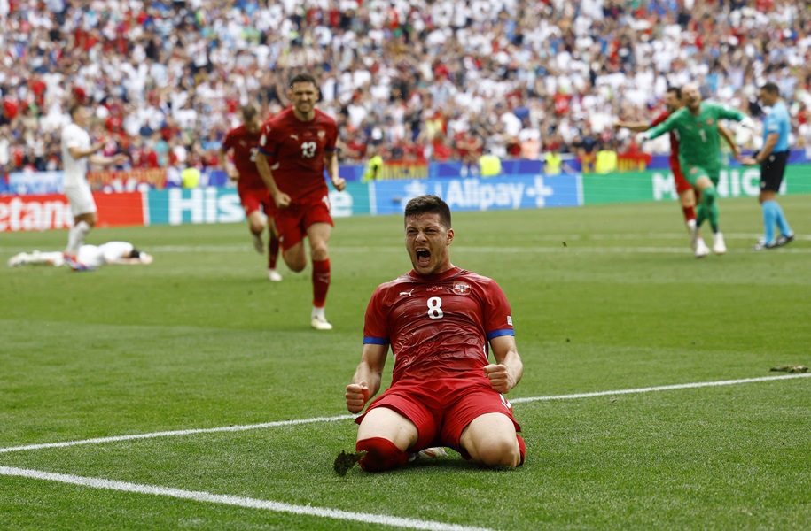 Hasil Euro 2024: Dramatis! Luka Jovic Selamatkan Serbia dari Kekalahan Vs Slovenia