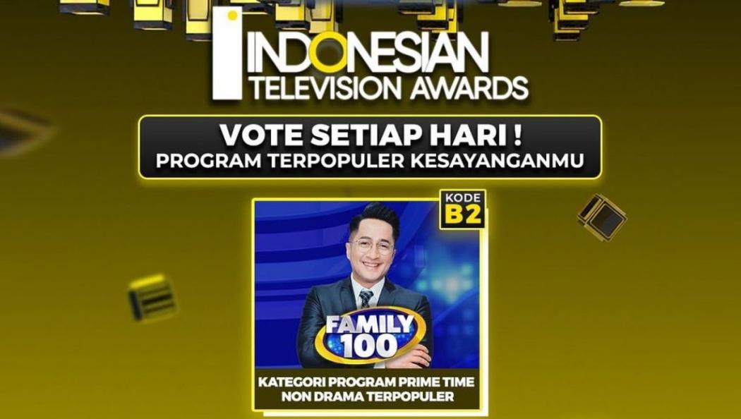 Dukung dan Vote Program MNCTV, Family 100 di Ajang Indonesian Television Awards 2024
