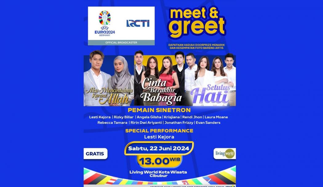 Warga Cibubur Siap-Siap Bertemu Para Pemain Sinetron RCTI di Meet and Greet RCTI