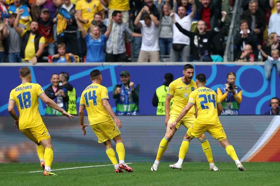 Hasil Euro 2024: Fantastis! Ukraina Comeback Hajar Slovakia