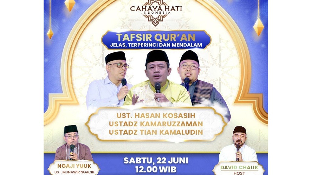 Cahaya Hati Indonesia Hadir di iNews, Bahas tentang Bahaya Ain dan Kisah Pemuda Hijrah
