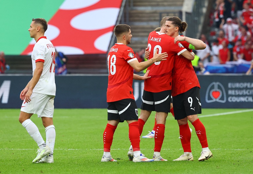 Hasil Euro 2024: Taktik Rangnick Jitu, Austria Libas Polandia