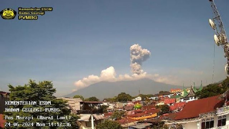Status Gunung Marapi Turun ke Level Waspada, Ini Rekomendasi PVMBG