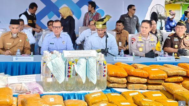 BNN Apresiasi Polda Riau Gagalkan Peredaran 2 Ton Sabu