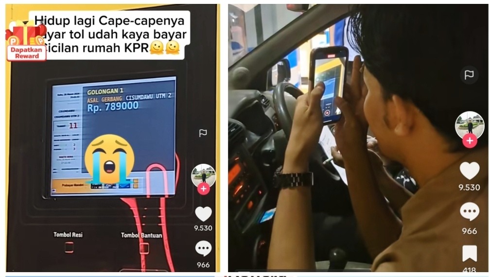 Viral Pengendara Mobil Harus Bayar Rp789 Ribu Gara-Gara Pindah Gardu Tol: seperti Cicilan Rumah