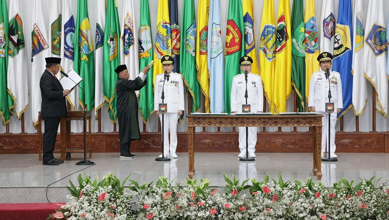 Mendagri Tito Karnavian Lantik Penjabat Gubernur Sumut, Sumsel dan NTB