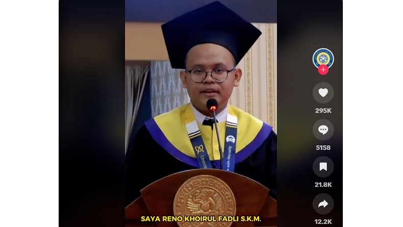 Kisah Inspiratif Reno, Anak Penjual Nasi Goreng Keliling Lulus Cumlaude IPK 3,8 di Unair