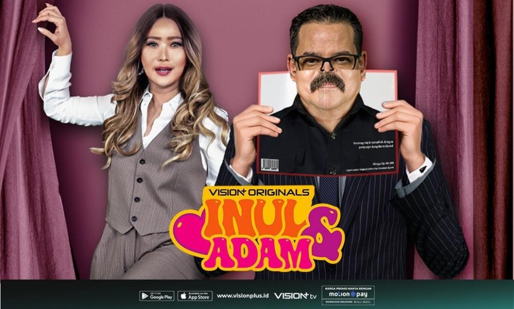 Vision+ Hadirkan Komedi Sitkom Baru Inul & Adam, Rilis Teaser Poster