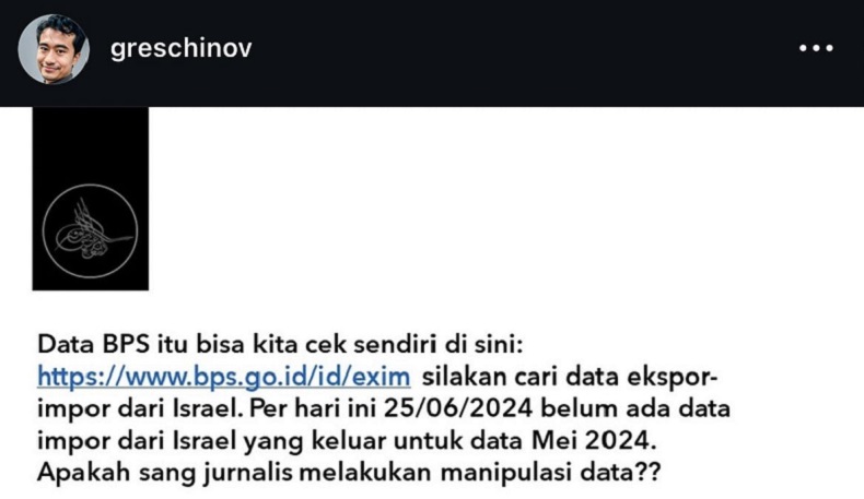 Influencer Erlangga Greschinov Doxing Wartawan soal Berita Impor Israel, Iwakum Sebut Langgar UU ITE
