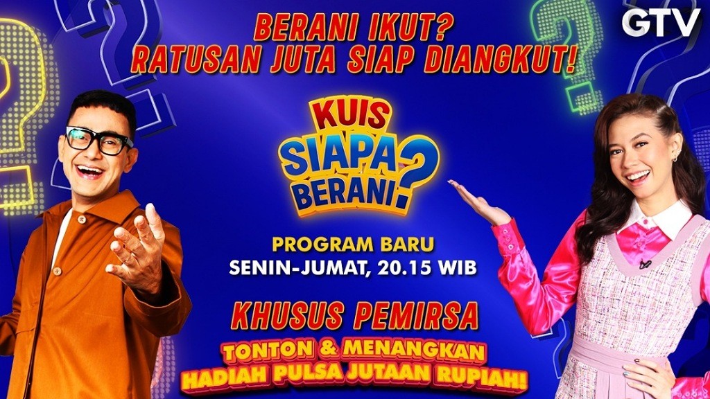 Buat yang Berani-Berani Aja! Ikut Kuis Terbaru GTV, Hadiah Ratusan Juta Siap Cair!