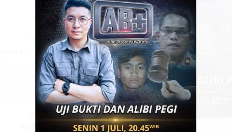 Eksklusif di iNews Malam Ini, Liputan Khusus AB+ Bersama Abraham Silaban Uji Bukti dan Alibi Pegi Pukul 20.45 WIB