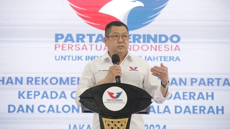 HT Hadiri Penyerahan Rekomendasi Dukungan Perindo kepada 37 Calon Kepala Daerah