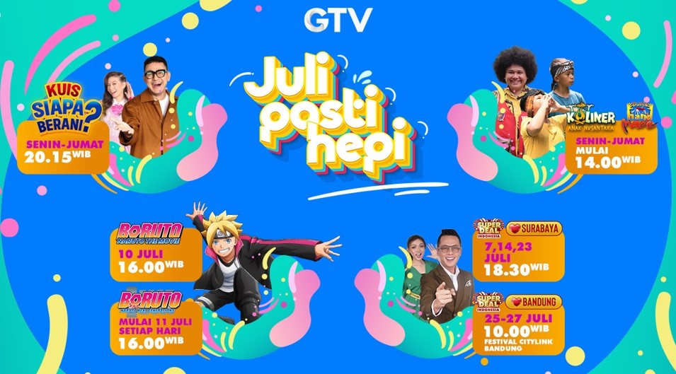 Liburan Full Happy, Ini Deretan Program Pilihan GTV Tidak Boleh Kamu Lewatkan
