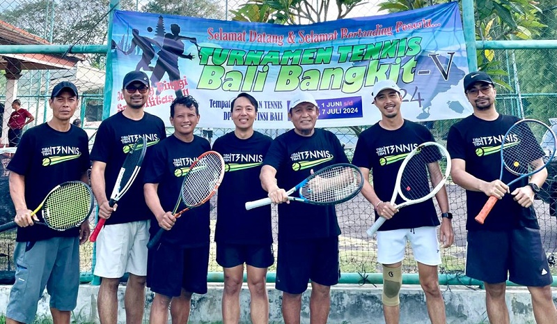 Liga Tenis Bali Bangkit 2024 Berakhir, Klub Asal Badung Sabet Juara 3