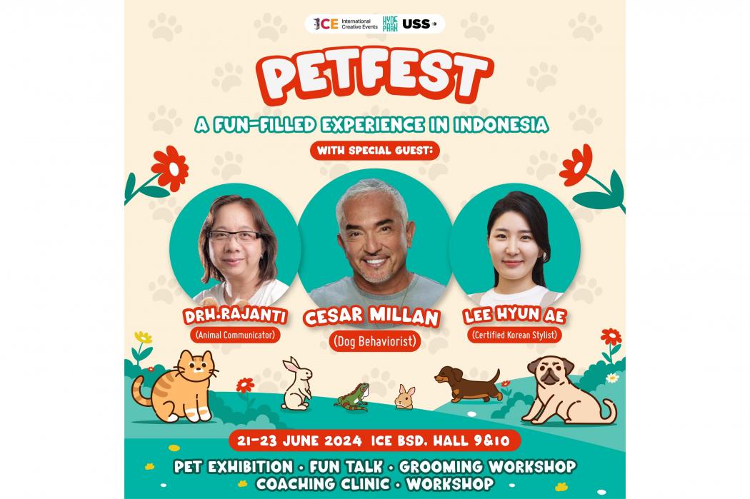 PETFEST Indonesia Hadirkan Cesar Millan, 20.970 Pengunjung Padati ICE BSD