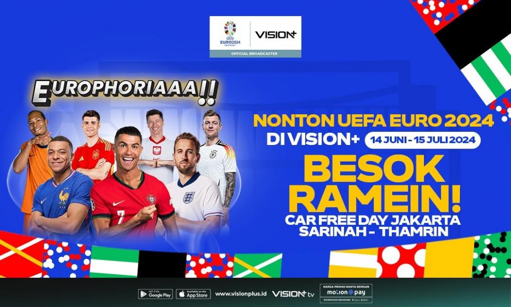 Ramaikan Car Free Day Bersama Vision+, Ada Beragam Hadiah Menarik!