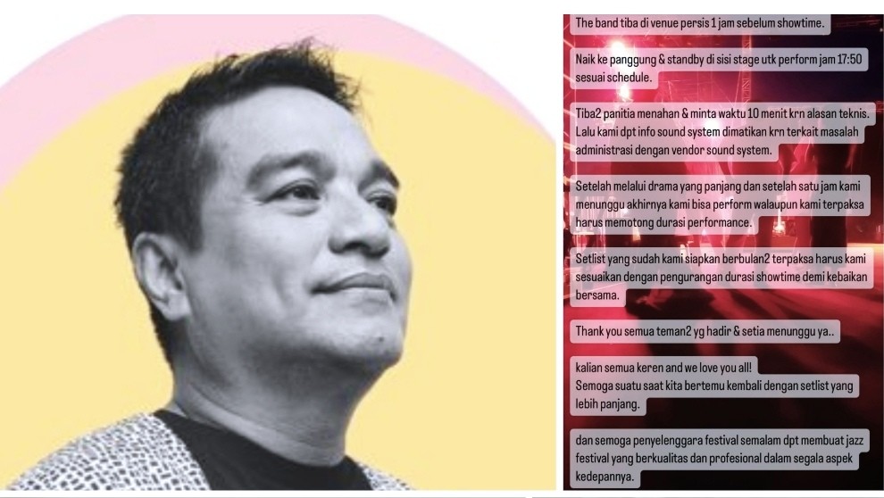 Kecewa Disebut MC Telat Datang di Prambanan Jazz Festival 2024, Indra Lesmana Bongkar Akal-akalan Panitia