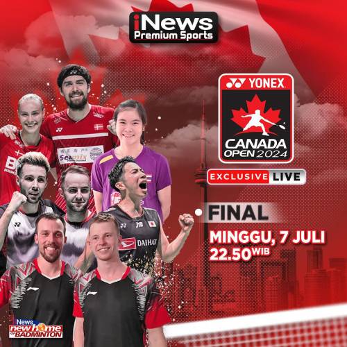 Jadwal Final Canada Open 2024: Astrup/Rasmussen Ingin Pertahankan Titel, Live di iNews Malam Ini