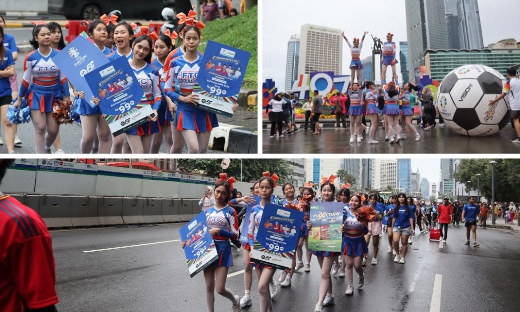 Euforia EURO 2024: Vision+ Ramaikan CFD Jakarta, Banjir Antusiasme Pengunjung!