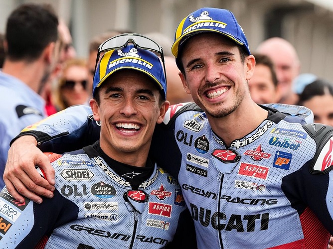 Marquez Bersaudara Adu Cepat di Simulasi Sprint Sirkuit Sepang, Siapa yang Menang?