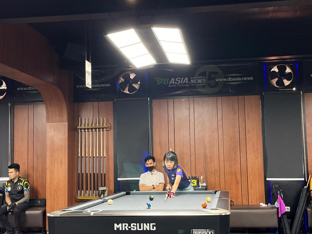 Silviana Lu Tertantang Kalahkan Atlet Dunia di 10 Ball Tournament Championship 2024 Bandung