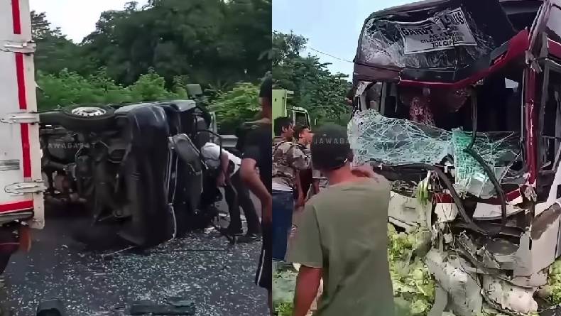 Penyebab Kecelakaan Beruntun 10 Kendaraan di Tol Cipularang, Diduga akibat Sopir Bus Kurang Antisipasi 