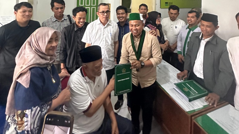 Penandatanganan Ikrar Wakaf, Tanah Seluas 2.065 Meter Persegi di Makassar Jadi Milik HMI