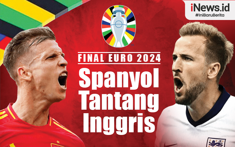 Head to Head Spanyol Vs Inggris di Final Euro 2024, Siapa Lebih Tangguh?